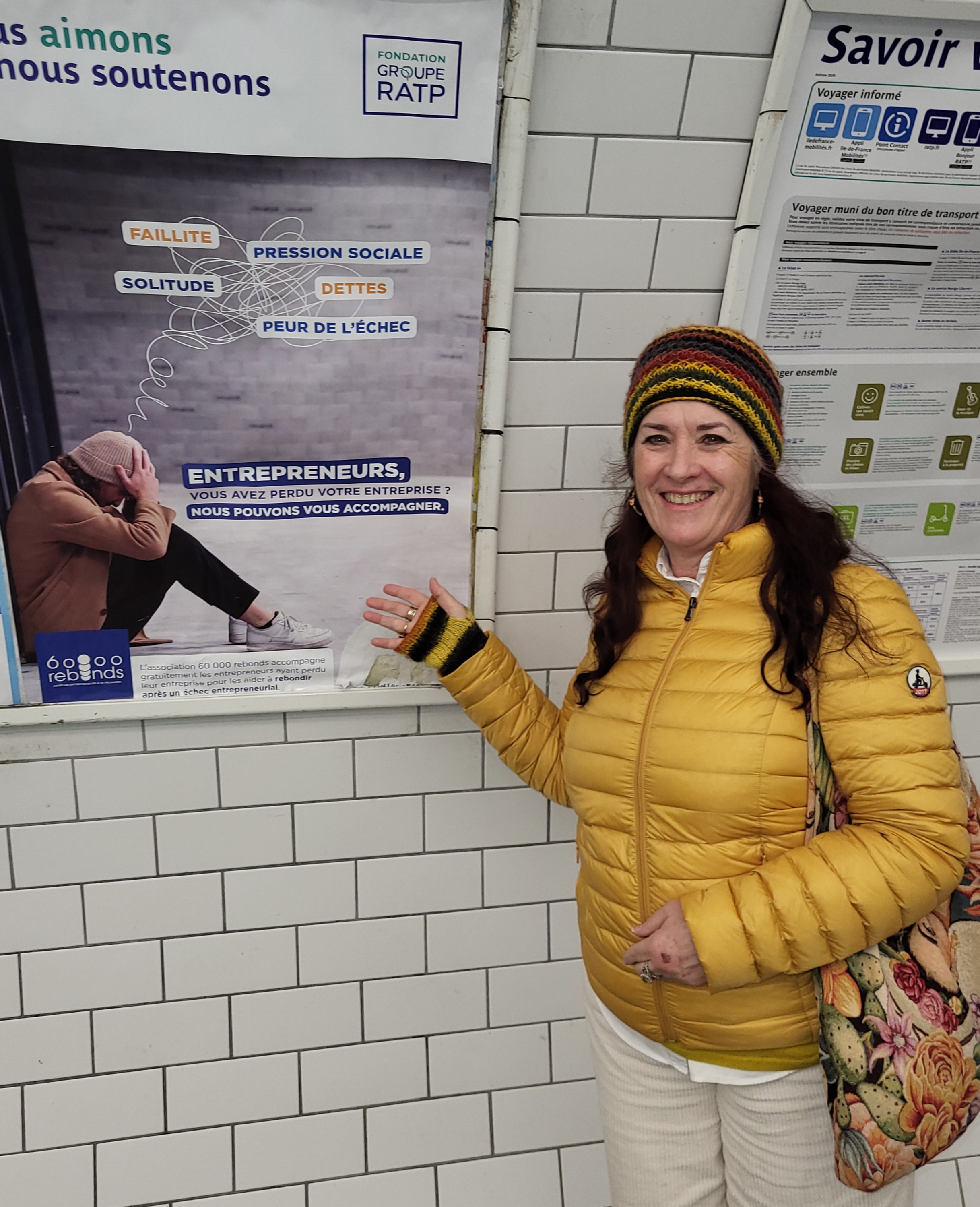 Bénévole au sein de l'association 60 000 Rebonds, soutenue par la RATP